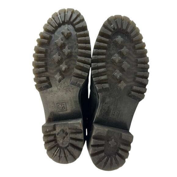 Dr. Martens Rometty Women's Black Leather Slip On Platform Chelsea Boots Size 9 - Picture 4 of 8